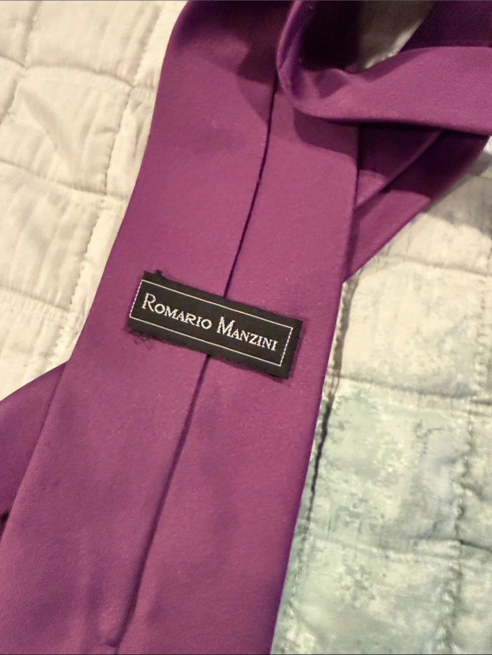Solid Plum Purple Men's Tie